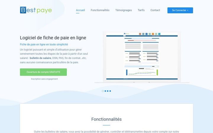Screenshot ta' bestpaye.fr