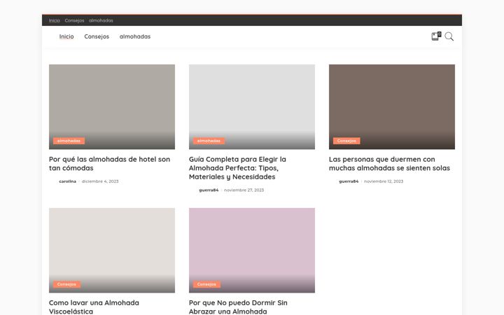 Screenshot ta' bestpillows.net