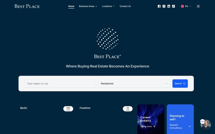 Screenshot of bestplace-immobilien.de
