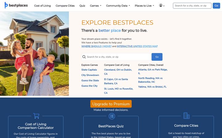 Screenshot stránky bestplaces.net