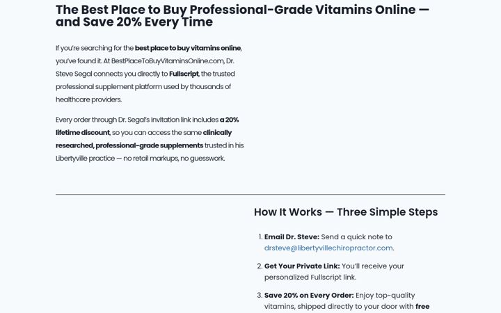 Screenshot of bestplacetobuyvitaminsonline.com