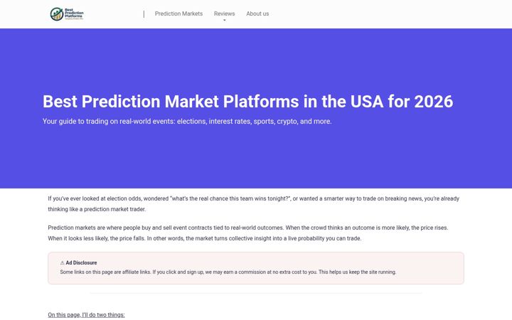 Screenshot of bestpredictionplatforms.com
