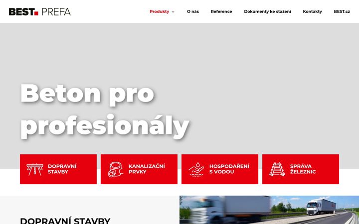 Screenshot of bestprefa.cz