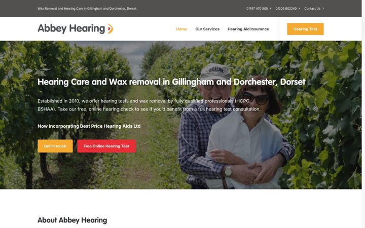 Screenshot of bestpricehearingaids.co.uk