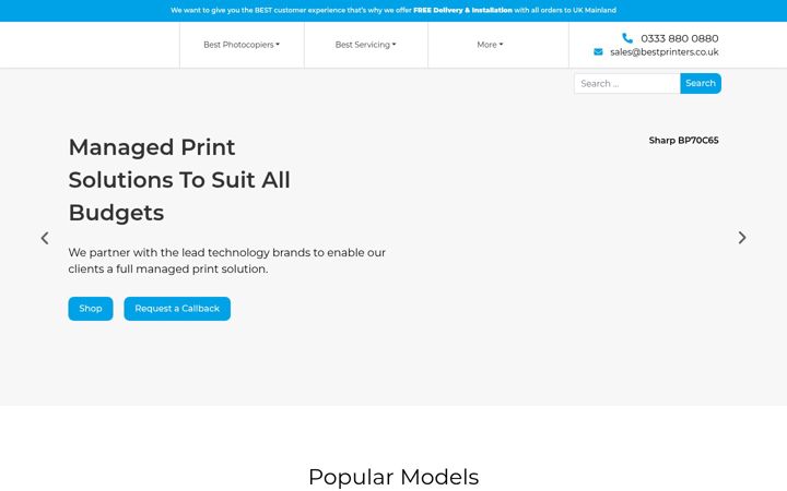 Screenshot von bestprinters.co.uk