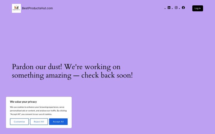 Screenshot of bestproductshut.com