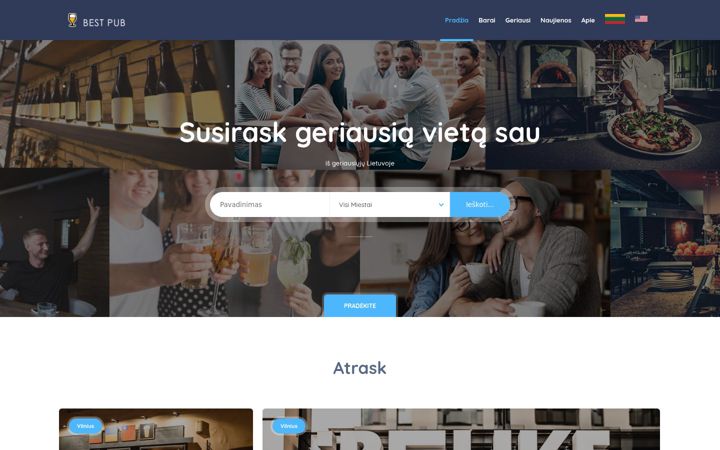 Screenshot of bestpub.lt