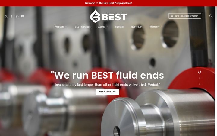 Screenshot of bestpumpandflow.com