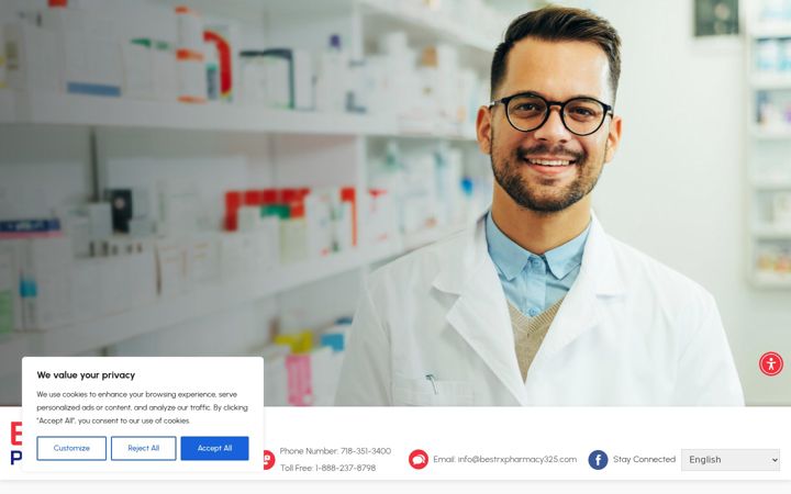 Screenshot of bestrxpharmacy325.com