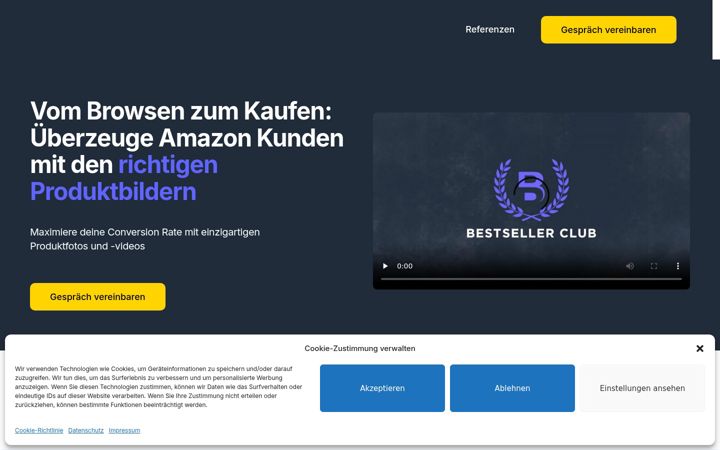 Posnetek zaslona bestseller-club.de