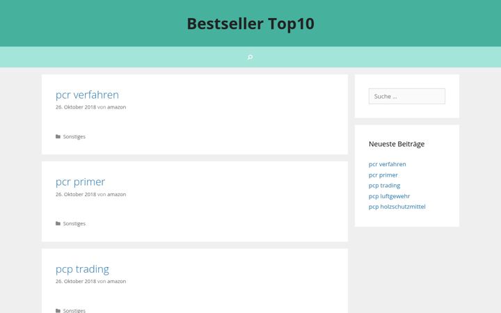 Posnetek zaslona bestseller-top10.de