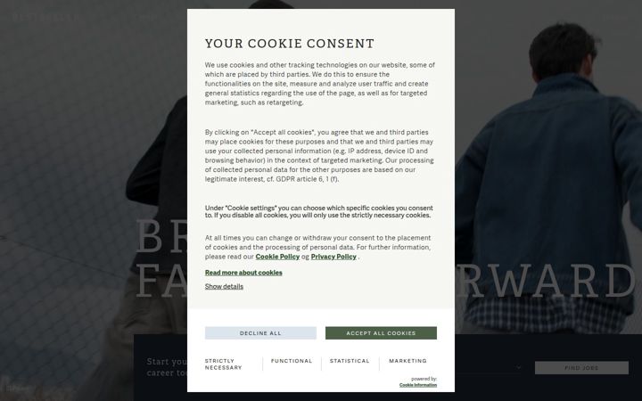 Screenshot of bestseller.com