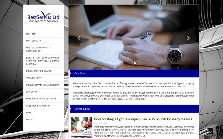 Screenshot of bestservus.eu