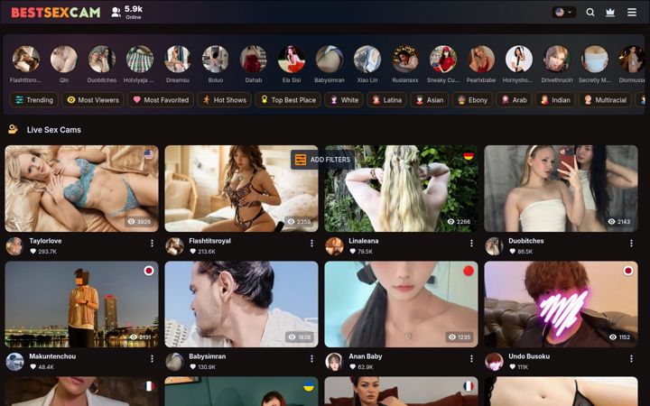Screenshot of bestsexcam.tv