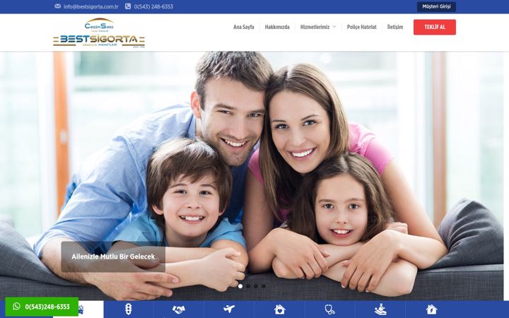 Screenshot of bestsigorta.com.tr