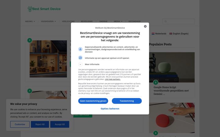 Ekrānuzņēmums no bestsmartdevice.nl