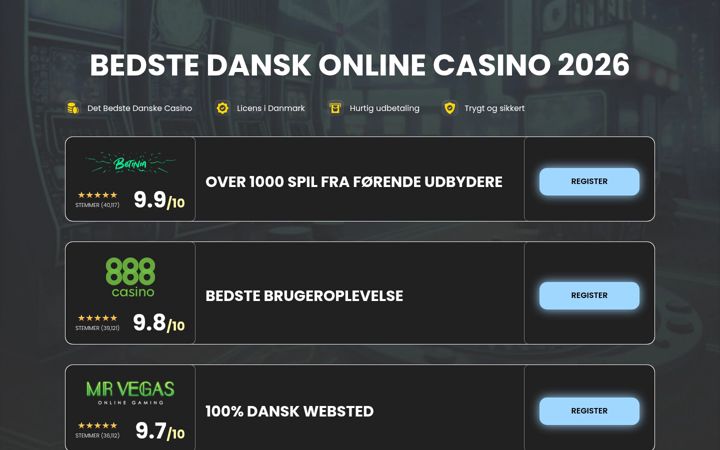 Screenshot of bestspildansk.com