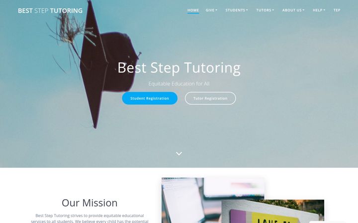 Snímek obrazovky beststeptutoring.org