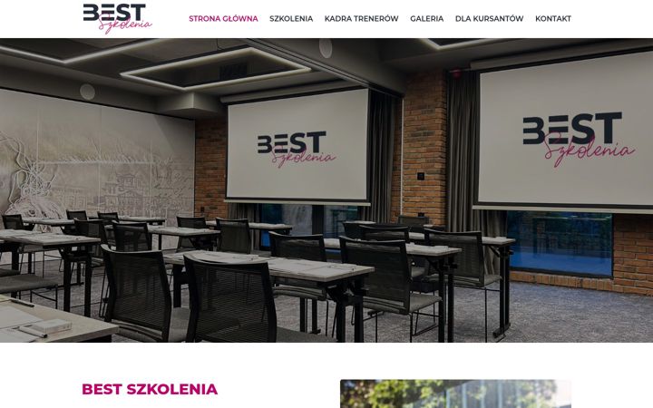 Skärmbild av bestszkolenia.pl