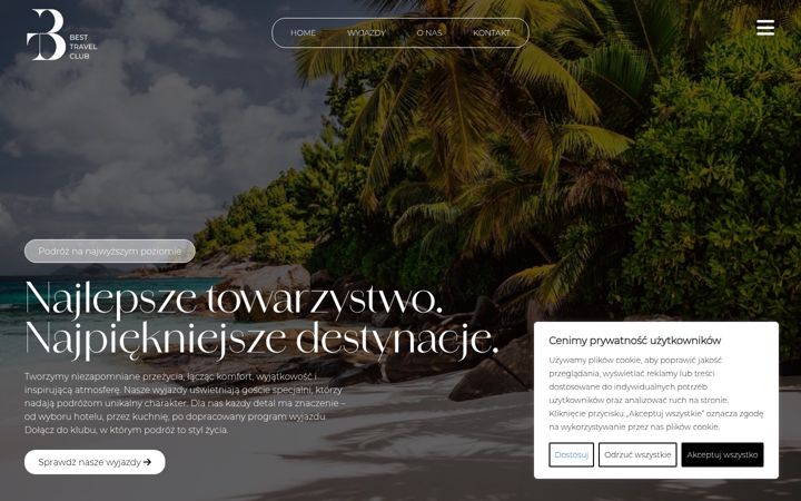 Skärmbild av besttravelclub.pl