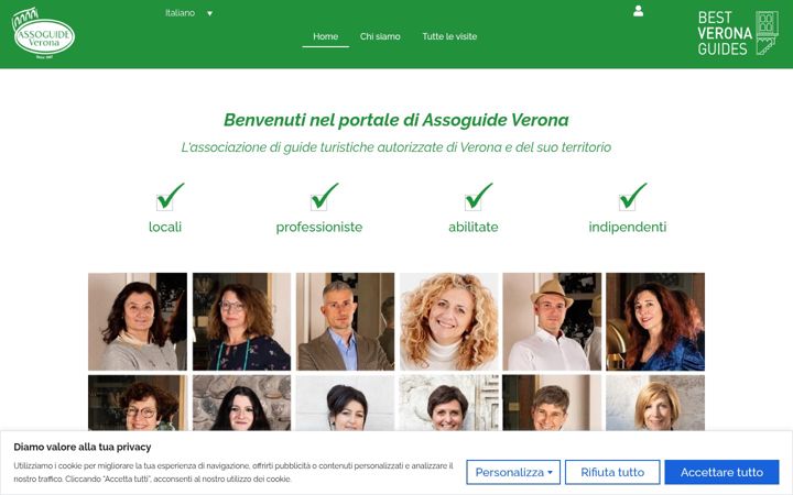Screenshot of bestveronaguides.it