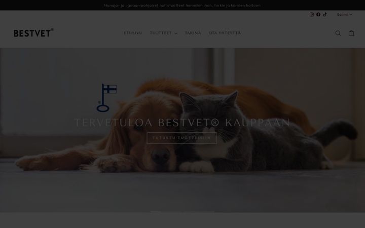 Screenshot of bestveteurope.com