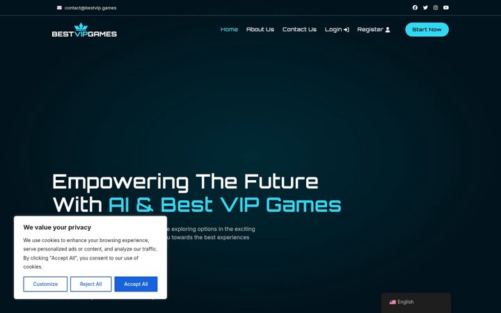 Screenshot of bestvip.games