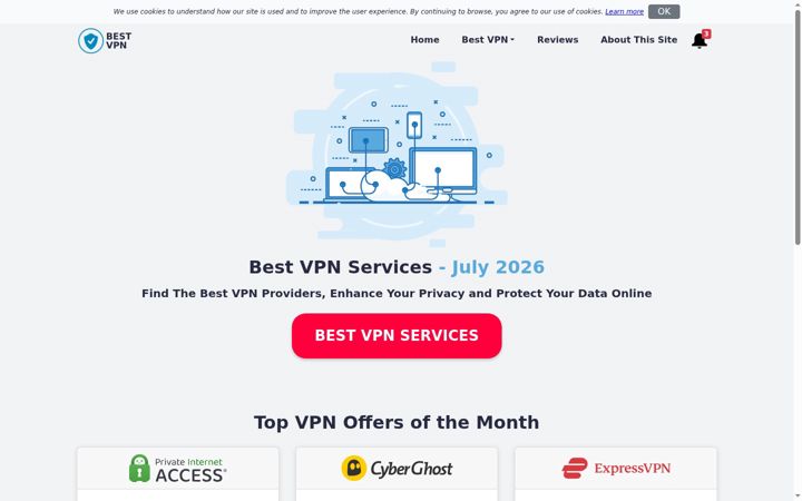 Screenshot of bestvpn.services