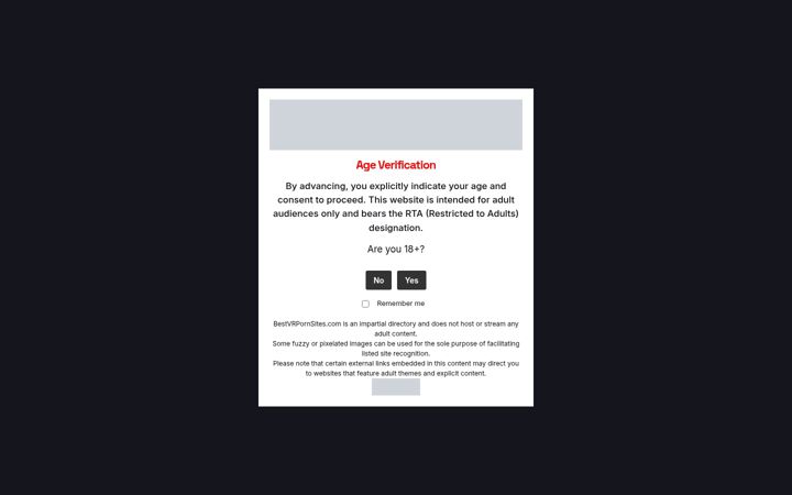 Screenshot of bestvrpornsites.com