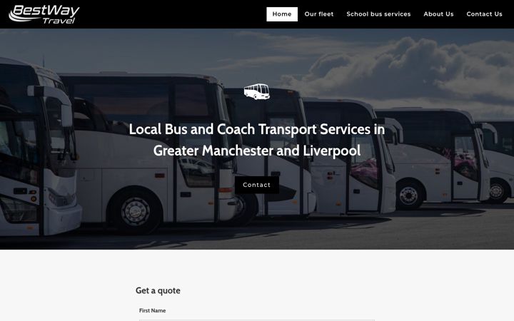 Screenshot of bestway-travel.co.uk