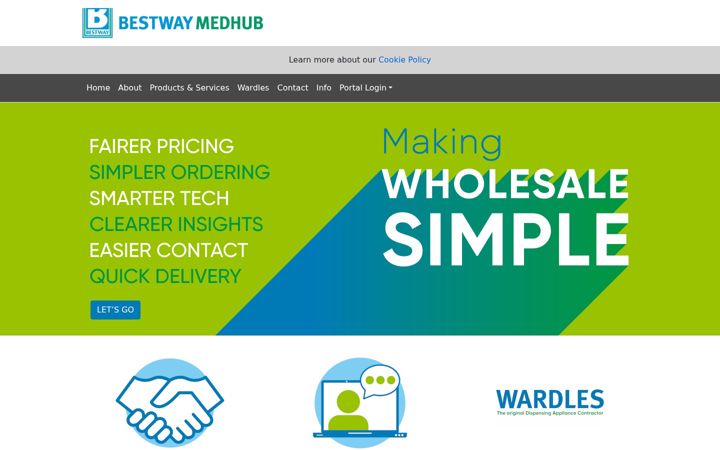 Screenshot of bestwaymedhub.co.uk