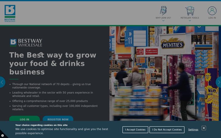 Screenshot of bestwaywholesale.co.uk