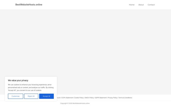 Screenshot of bestwebsitehosts.online