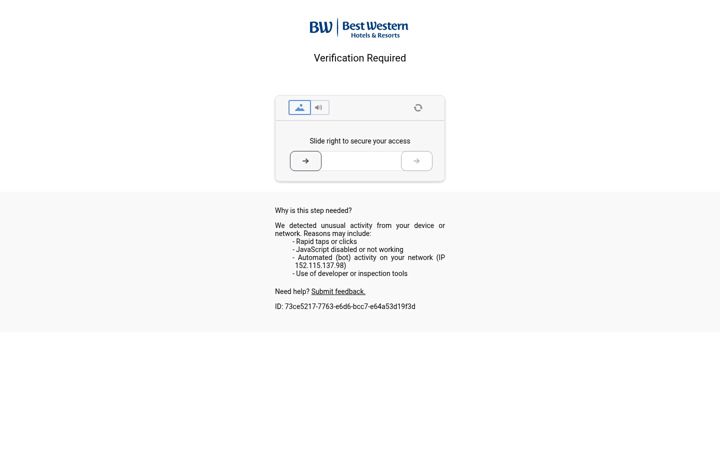 Screenshot of bestwestern.dk