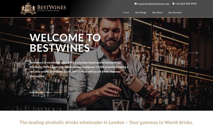 Screenshot of bestwines.co.uk