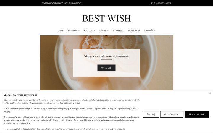 Skärmbild av bestwish.pl
