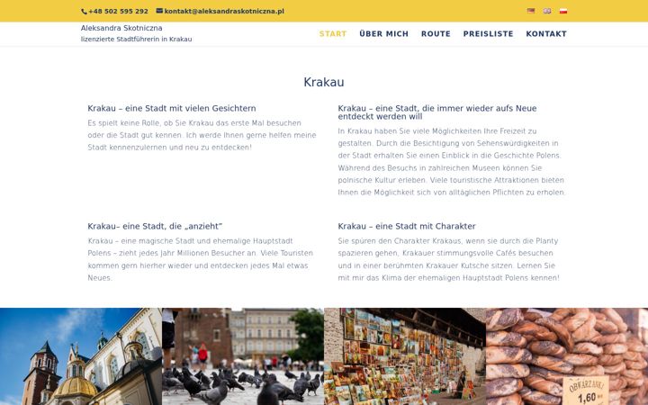 Screenshot of besuchen-krakau.eu