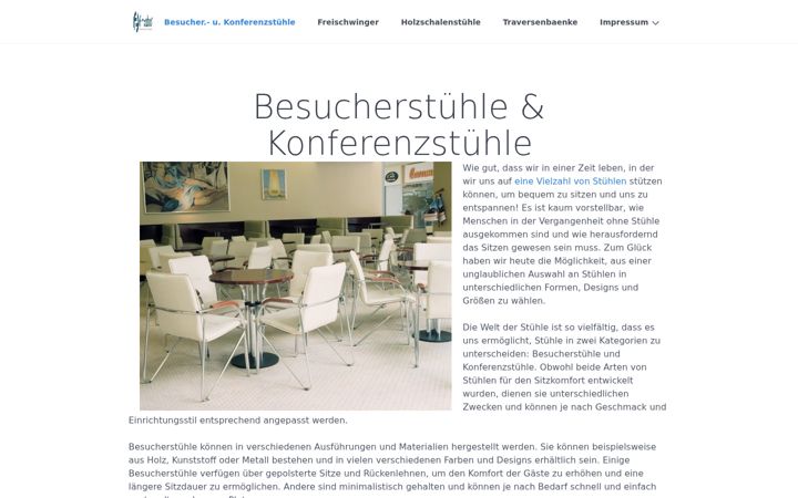 Screenshot of besucherstuehle.net