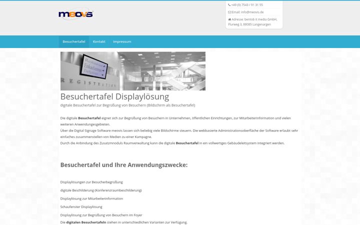 Screenshot of besuchertafel.de