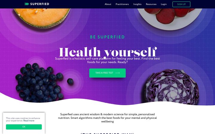Screenshot of besuperfied.com