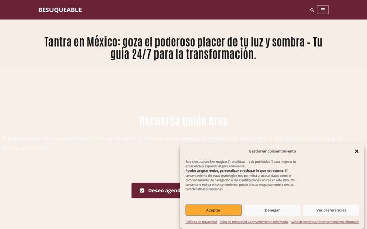 Screenshot of besuqueable.com