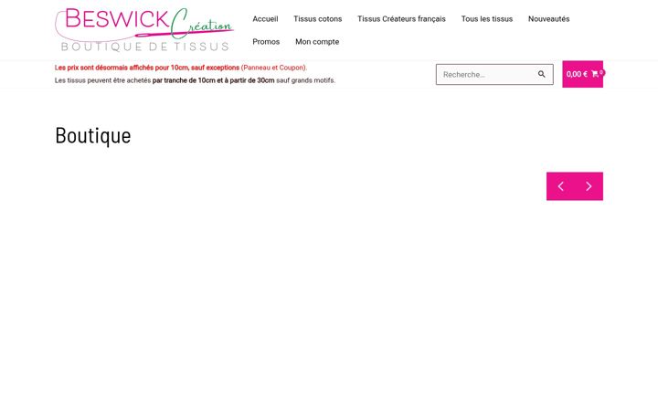 Screenshot of beswickcreation.com
