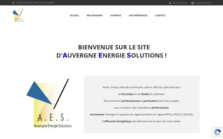 Screenshot ta' bet-aes.fr