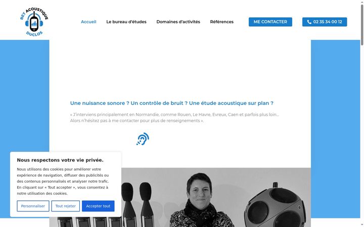 Screenshot ta' bet-duclos.fr