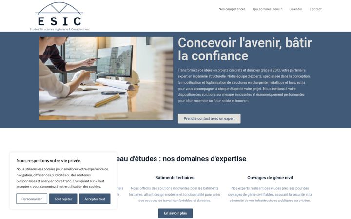 Screenshot of bet-esic.fr