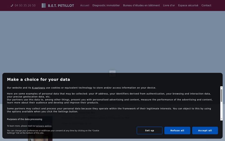 Screenshot of bet-petillot.fr