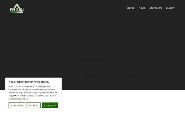 Screenshot of bet-philae.com