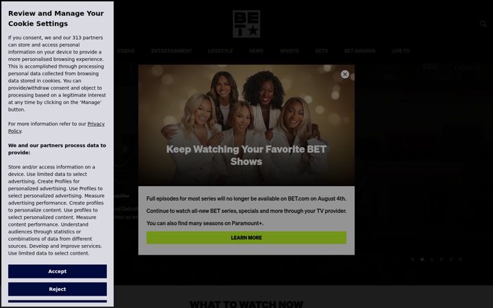 Captura de ecrã de bet.com