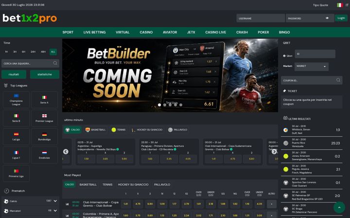 Screenshot of bet1x2pro.fun