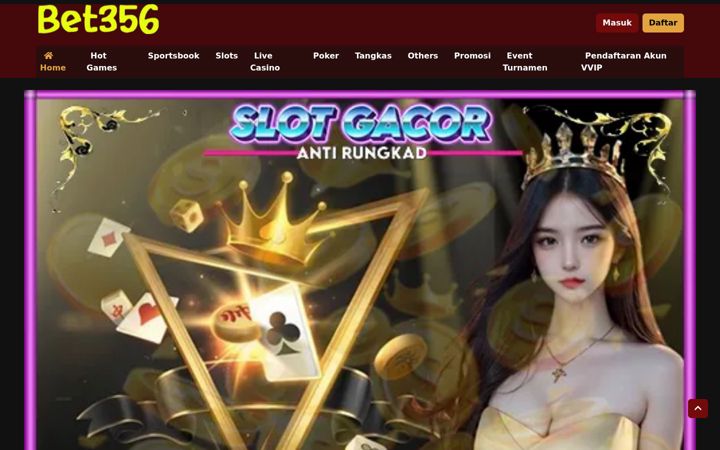 Screenshot of bet356slot.com